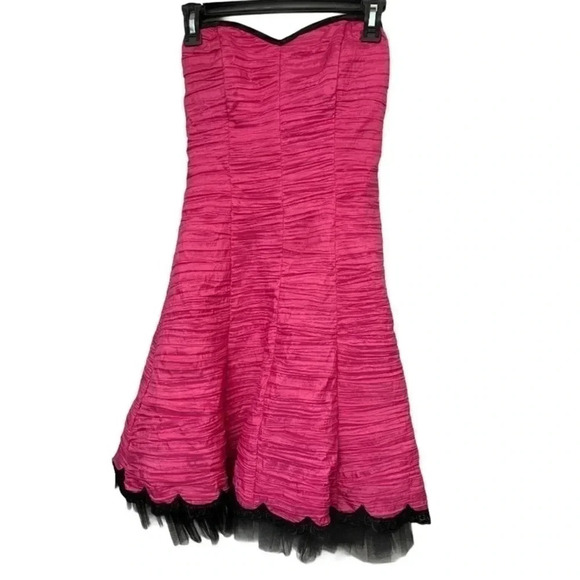JESSICA MCCLINTOCK Strapless Pink Dress - Picture 1 of 2